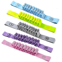 Load image into Gallery viewer, 1PC 4*135CM 11 Section Extended Elastic Band Stretch Resistance Band Multi-Functional Yoga Dance Training Aids