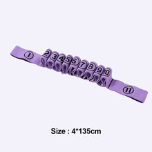 Load image into Gallery viewer, 1PC 4*135CM 11 Section Extended Elastic Band Stretch Resistance Band Multi-Functional Yoga Dance Training Aids