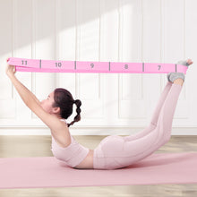 Load image into Gallery viewer, 1PC 4*135CM 11 Section Extended Elastic Band Stretch Resistance Band Multi-Functional Yoga Dance Training Aids