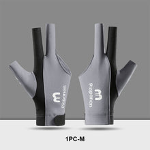 Load image into Gallery viewer, 1PC Three-Finger Billiard Gloves Stitching Design Breathable Non-Slip Self-Adhesive Cloth Fixed Gloves Billiard Supplies