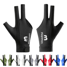 Load image into Gallery viewer, 1PC Three-Finger Billiard Gloves Stitching Design Breathable Non-Slip Self-Adhesive Cloth Fixed Gloves Billiard Supplies