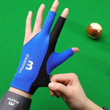 Load image into Gallery viewer, 1PC Three-Finger Billiard Gloves Stitching Design Breathable Non-Slip Self-Adhesive Cloth Fixed Gloves Billiard Supplies