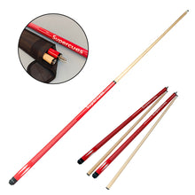 Load image into Gallery viewer, 1PC 147CM 10.3MM 1/2 Split Birch Billiard Cue With Winding Non-Slip Grip 13-Tooth Interface Design Billiard Supplies