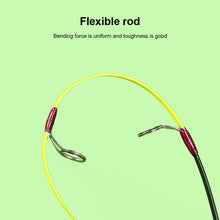Load image into Gallery viewer, 1PC 50/60/70CM Imitation Wood Grain Curved Handle Ice Fishing Rod Joint Design Soft Tail Pole Fishing Gear Supplies