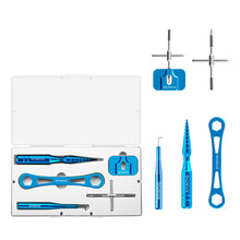 Load image into Gallery viewer, Lure Fishing Wheel Aluminum Alloy Disassembling Tool Fishing Wheel Maintenance Tool Including Disassembling Pin Wrench Trapezoidal Cone
