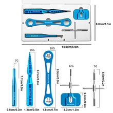 Load image into Gallery viewer, Lure Fishing Wheel Aluminum Alloy Disassembling Tool Fishing Wheel Maintenance Tool Including Disassembling Pin Wrench Trapezoidal Cone