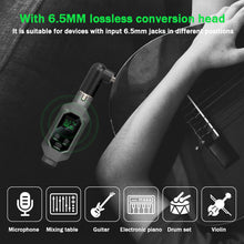 Load image into Gallery viewer, Wireless Microphone Converter Wired to Wireless Microphone System XLR Transmitter and Receiver for Dynamic Microphone