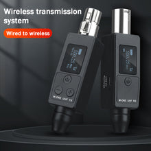 Load image into Gallery viewer, UHF Wireless Microphone Converter XLR Transmitter & Receiver Receiver Transmission Adapter For Dynamic Microphone Guitar