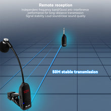 Load image into Gallery viewer, Wireless Microphone Sax Trumpet Trombone Special Instrument Pickup Amplifier for Professional Recording Performance Outdoor Performa