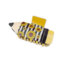 Load image into Gallery viewer, Creative Cartoon Pencil Book Hair Clip Versatile Multicolor Acrylic Hairpin Hair Claw Clip Headwear Hair Accessory for Women