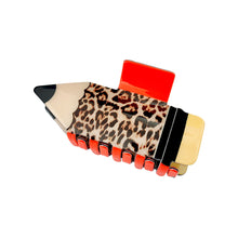 Load image into Gallery viewer, Creative Cartoon Pencil Book Hair Clip Versatile Multicolor Acrylic Hairpin Hair Claw Clip Headwear Hair Accessory for Women