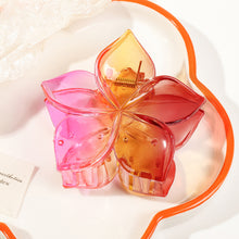 Load image into Gallery viewer, Gradient Matte Five-leaf Flower Hair Grabbing Clip Simple Stylish Hairpin Hair Claw Clip Headwear Hair Accessory for Women