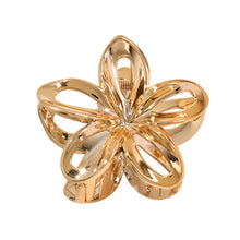 Load image into Gallery viewer, Hollow Frangipani Hairpin Imitation Metal Updo Hair Clip Fashionable Versatile Headwear Hair Claw Clip Hair Accessory