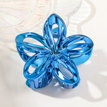 Load image into Gallery viewer, Hollow Frangipani Hairpin Imitation Metal Updo Hair Clip Fashionable Versatile Headwear Hair Claw Clip Hair Accessory