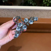 Load image into Gallery viewer, Alloy Camellia Hairpin Elegant Temperamental Updo Hair Claw Clip Durable Headwear Hair Clip Hair Accessory for Women