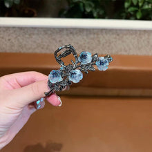 Load image into Gallery viewer, Alloy Camellia Hairpin Elegant Temperamental Updo Hair Claw Clip Durable Headwear Hair Clip Hair Accessory for Women