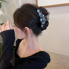 Load image into Gallery viewer, Alloy Camellia Hairpin Elegant Temperamental Updo Hair Claw Clip Durable Headwear Hair Clip Hair Accessory for Women
