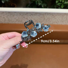 Load image into Gallery viewer, Alloy Camellia Hairpin Elegant Temperamental Updo Hair Claw Clip Durable Headwear Hair Clip Hair Accessory for Women