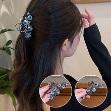 Load image into Gallery viewer, Alloy Camellia Hairpin Elegant Temperamental Updo Hair Claw Clip Durable Headwear Hair Clip Hair Accessory for Women