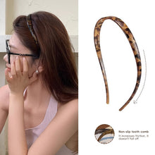 Load image into Gallery viewer, U-shaped Glasses Headband Simple Non-slip Comb Tooth Hair Hoop Headband Headwear Hair Styling Accessories for Women