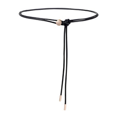 Load image into Gallery viewer, Soft Knotted Thin Waist Belt Adjustable Alloy Buckle Waistband Simple Versatile Dress Waist Decoration Belt Clothing Accessory