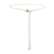 Load image into Gallery viewer, Soft Knotted Thin Waist Belt Adjustable Alloy Buckle Waistband Simple Versatile Dress Waist Decoration Belt Clothing Accessory
