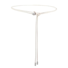 Load image into Gallery viewer, Soft Knotted Thin Waist Belt Adjustable Alloy Buckle Waistband Simple Versatile Dress Waist Decoration Belt Clothing Accessory