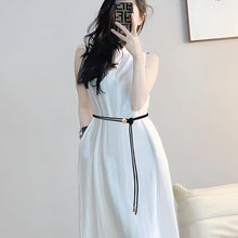 Load image into Gallery viewer, Soft Knotted Thin Waist Belt Adjustable Alloy Buckle Waistband Simple Versatile Dress Waist Decoration Belt Clothing Accessory