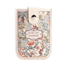 Load image into Gallery viewer, Creative Cartoon Flower Pull Card Bag Retro Fashionable Compact Portable Certificate Storage Bag Credit Card Bank Card Holder
