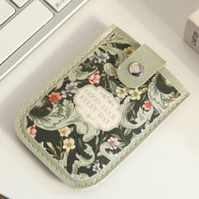 Load image into Gallery viewer, Creative Cartoon Flower Pull Card Bag Retro Fashionable Compact Portable Certificate Storage Bag Credit Card Bank Card Holder
