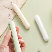 Load image into Gallery viewer, Double-headed Needle Threading Thread Removing Device Multifunctional Stretchable Portable DIY Hand Sewing Tool Household Accessory