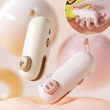 Load image into Gallery viewer, Household Mini Portable Handheld Sealing Machine Compact Portable Rechargeable Magnetic Storage Heat Sealer for Food Packaging