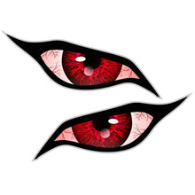 Load image into Gallery viewer, 2PCS 3D Stereo Motorcycle Reflective Cat's Eyes Sticker Rearview Mirror Decal for Motorbike Auto Decoration Stickers