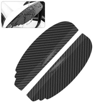 Load image into Gallery viewer, 2Pcs Carbon Fibre Car Rear View Mirror Rain Cover Sun Visor Eyebrow Side View Mirror Rain Guard Auto Protection