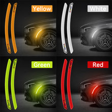 Load image into Gallery viewer, 2Pcs Reflective Car Wheel Arches Safety Warning Sticker Mark Car Stickers Tape Reflective Strips Exterior Accessories