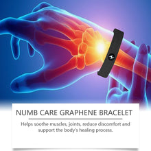 Load image into Gallery viewer, Graphene Wristband Hand Daily Decoration Portable Body Care Wrist Bracelet Relieve Fatigue Promote Blood Circulation Health Care Wristband