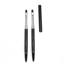 Load image into Gallery viewer, Nail Art Liner French Stripe Brush Soft Nail Art Metal Penholder Gel Brushes Painting Drawing Manicure Pen Tools