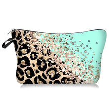 Load image into Gallery viewer, Leopard Print Animal Print Makeup Bag Women's Multifunctional Hand-held Bag Toiletry Bag Portable Storage Bag