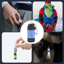 Load image into Gallery viewer, Mini USB Rechargeable Flashlight Keychain Small Flashlight LED Strong Outdoor Camping Waterproof Gift Flashlight