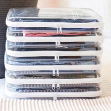 Load image into Gallery viewer, PVC Transparent Travel Storage Bag Set Digital Toiletries Cosmetics Packaging Storage Bag Clothes Shoes Storage Bag