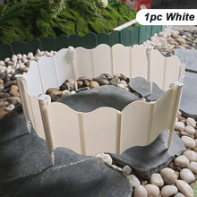 Load image into Gallery viewer, Fence with Ground Nails Garden Fence Plastic Courtyard Decorative Fence Outdoor Plug-in Fence Garden Supplies