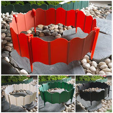 Load image into Gallery viewer, Fence with Ground Nails Garden Fence Plastic Courtyard Decorative Fence Outdoor Plug-in Fence Garden Supplies