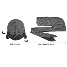 Load image into Gallery viewer, Men's Pirate Hat Fashionable Hip-hop Headscarf Hat Cool Multiple Wearing Methods Hip-hop Cap