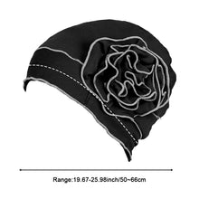 Load image into Gallery viewer, Flower Hat Elegant and Charming Ladies' Large Flower Headscarf Hat Elastic Chemotherapy Hat