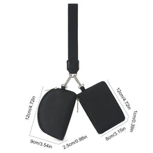 Load image into Gallery viewer, Wrist Bag Portable Mini Fashion Color Blocked Coin Purse Nylon Waterproof Storage Key Bag Coin Purse