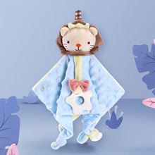 Load image into Gallery viewer, Baby Plush Toys Towel Appease Doll Teether Cartoon Bunny Bear Elephant Soft Blanket Stuffed Sleep Toy Soothe Toddler Baby Toys