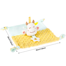 Load image into Gallery viewer, Baby Plush Toys Towel Appease Doll Teether Cartoon Bunny Bear Elephant Soft Blanket Stuffed Sleep Toy Soothe Toddler Baby Toys