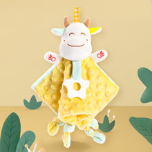 Load image into Gallery viewer, Baby Plush Toys Towel Appease Doll Teether Cartoon Bunny Bear Elephant Soft Blanket Stuffed Sleep Toy Soothe Toddler Baby Toys