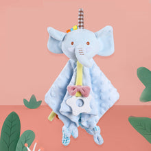 Load image into Gallery viewer, Baby Plush Toys Towel Appease Doll Teether Cartoon Bunny Bear Elephant Soft Blanket Stuffed Sleep Toy Soothe Toddler Baby Toys