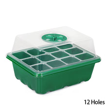 Load image into Gallery viewer, 6/12 Holes Seedlings Trays Seed Starter Tray Adjustable Ventilation Humidity Seedlings Germination Tray For Seeds Growing Starting